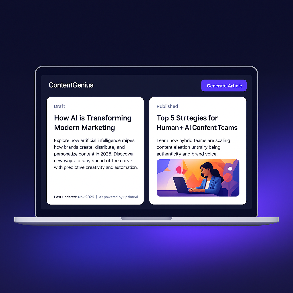 Content management interface for campaigns